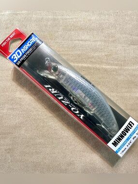 NIB Yo-Zuri 3D Inshore Minnow Floating Lure 110mm Ghost Shad Saltwater Bait